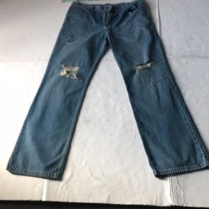 Ash Blue distressed Jeans